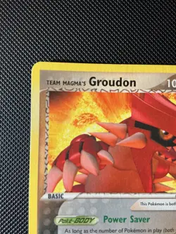 Team Magma’s Groudon 9/95 EX Team Magma vs Team Aqua Rare LP Pokemon Card Non Ho - Image 2