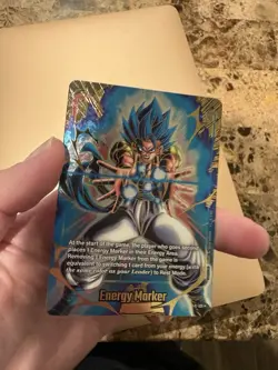 Bandai Dragon Ball Super Card Game Energy Marker Gogeta E-126 Holo Card - Image 4