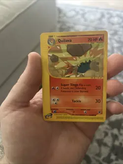 Pokemon TCG Quilava Card 91/165 Expedition Base Set - NM/LP - Image 1