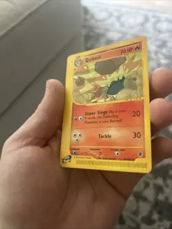 Pokemon TCG Quilava Card 91/165 Expedition Base Set - NM/LP - Image 2