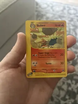 Pokemon TCG Quilava Card 91/165 Expedition Base Set - NM/LP - Image 3