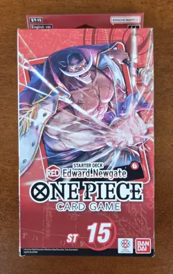 One Piece Card Game ST-15 Starter Deck ENGLISH Sealed New Edward Newgate - Image 1