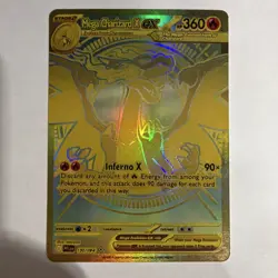 Pokemon Mega Charizard X EX 130/094 Holo Mega Hyper Rare Me02 HP 360 Card - Image 1
