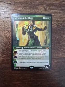 Vivien on the Hunt (Showcase) Streets of New Capenna Foil MTG Magic Card - Image 1