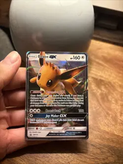 Pokemon Eevee GX SM175 Sun & Moon Black Star Promo Holo Card LP - Image 1