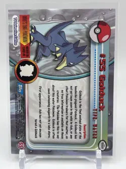 #55 Golduck- 1999 Topps Pokemon Card - TV Animation Edition- Blue Logo - Image 2