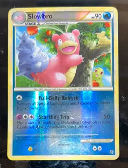Slowbro 38/90 Reverse Holo 2010 Pokemon Tcg Card - MP HGSS Vintage - Image 4
