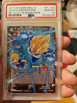 2019 DRAGON BALL SUPER CARD GAME SERIES 7 SUPER DASH PACK PRE-RELEASE #P-137... - Image 1