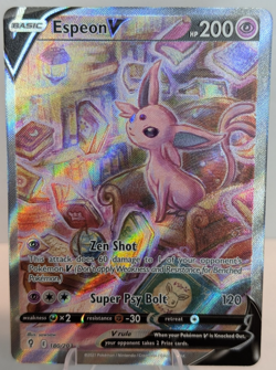 Espeon V Alt Art 180/203 Evolving Skies 2021 Pokemon Card English NM-M - Image 1