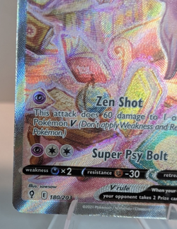 Espeon V Alt Art 180/203 Evolving Skies 2021 Pokemon Card English NM-M - Image 5