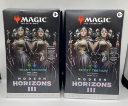 Lot of 2 MTG Modern Horizons III Tricky Terrain Commander Decks, New, Sealed - Image 1