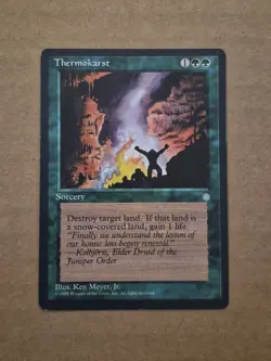 Ice Age Magic: The Gathering Thermokarst 1995 b - Image 1