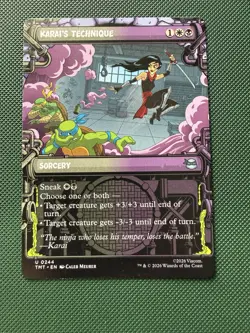 Karai's Technique (Showcase Foil) 0244 - TMT Teenage Mutant Ninja Turtles - MTG - Image 1