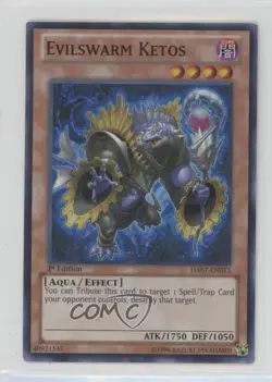 Evilswarm Ketos 1st Ed. YuGiOh Hidden Arsenal 7: Knight of Stars #HA07-EN013 - Image 1