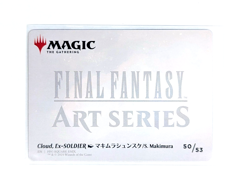 Cloud, Ex-SOLDIER 50/53 Art Series Gold Signature Stamped MTG FINAL FANTASY EN - Image 2