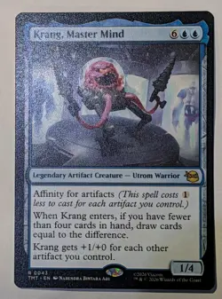 Krang, Master Mind Teenage Mutant Ninja Turtles - MTG RARE - Image 1