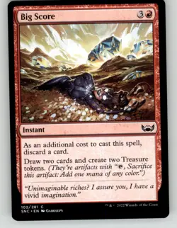 Magic MTG Streets of New Capenna Big Score 102 NM/NP - Image 1