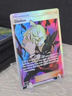 Pokemon Card Gladion 109/111 Full Art Ultra Rare Trainer Crimson Invasion 2017 - Image 1