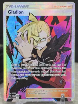 Pokemon Card Gladion 109/111 Full Art Ultra Rare Trainer Crimson Invasion 2017 - Image 5