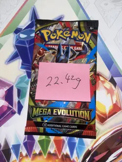 (HEAVY) 22.42g Pokemon TCG Mega Evolution Booster Pack (SEALED)✅ - Image 2