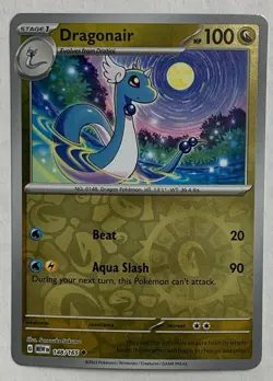 Pokemon Scarlet & Violet 151 Dragonair 148/165 Reverse Holo NM - Image 1
