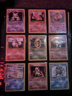 Pokemon TCG Base Set 1st Edition Lot Alakazam, Charmeleon, Trainer, Energy - Image 1