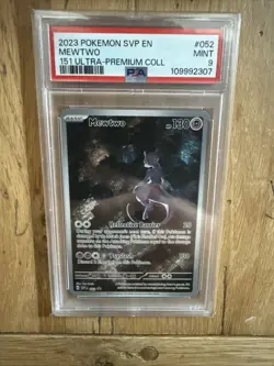 Pokemon TCG Scarlet & Violet Mewtwo Promo Card SVP 052 IR PSA9 - Image 1