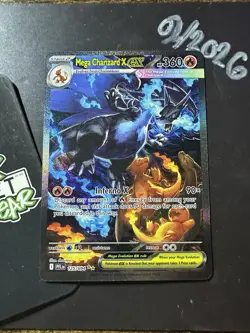 Mega Charizard X EX SIR 125/094, Phantasmal Flames Pokemon TCG, Top Chase Card!! - Image 2