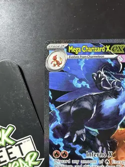 Mega Charizard X EX SIR 125/094, Phantasmal Flames Pokemon TCG, Top Chase Card!! - Image 4