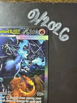 Mega Charizard X EX SIR 125/094, Phantasmal Flames Pokemon TCG, Top Chase Card!! - Image 5