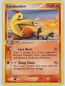 Combusken 25/106 Pokemon - EX Emerald LP - Image 1