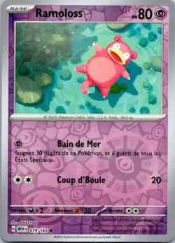 Carte Pokemon Ramoloss 079/165 Reverse - 2023 - Image 1