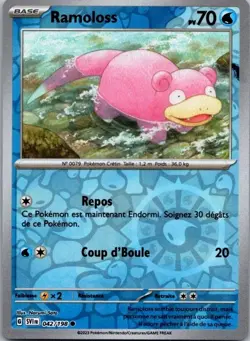 Carte Pokemon Ramoloss 042/198 Reverse 2023 - Image 1