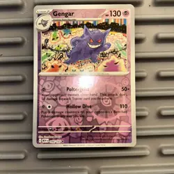 Pokemon Gengar Scarlet & Violet 151 Reverse Holo Card 94/165 - Image 1