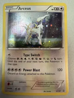 NM - Arceus XY197 Black Star Promo Holo Pokemon - Fast Shipping - Image 1