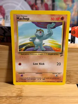 MACHOP 78/130 Base Set 2 Common Pokemon TCG Lightly Played - Image 1