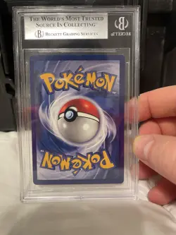 Pokemon Bulbasaur 1st Edition Base Set Shadowless BGS 9 Thick Grey Stamp Error - Image 5