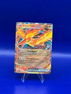 Pokemon TCG Team Rockets Moltres EX Destined Rivals 031/182 Stamped UPC Promo - Image 1