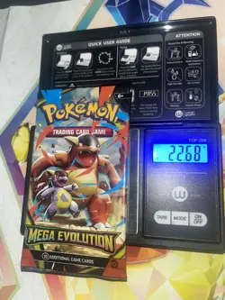(HEAVY) 22.68g Pokemon TCG Mega Evolution Booster Pack (SEALED)✅ - Image 1