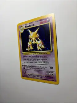1999 Pokemon TCG Alakazam Base Set Holo Ungraded #1/102 Mint/Near Mint - Image 2