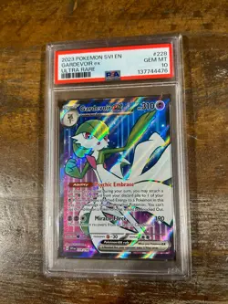 POKEMON 2023 Scarlet Violet Ultra Rare GARDEVOIR EX #228 PSA 10 Gem Mint RARE - Image 1