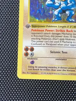 Machamp 008/102 Base Set 1st Edition Shadowless Holo Pokemon WOTC HP - Image 5