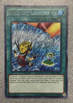 Pinpoint Landing CYHO-EN081 Cybernetic Horizon Secret Rare Unlimited Edition NM - Image 1