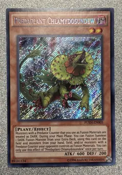 Predaplant Chlamydosundew FUEN-EN005 Fusion Enforcers Secret Rare Unlimited NM - Image 1