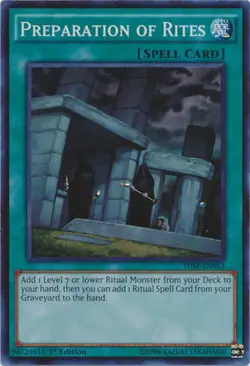 Preparation of Rites - THSF-EN053 - Super Rare - 1st Edition Near Mint Yugioh Ca - Image 1