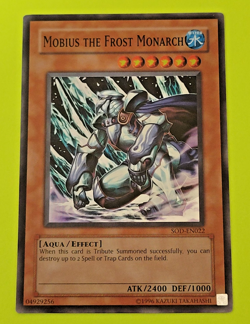 Yu-Gi-Oh Mobius the Frost Monarch Super Rare SOD-EN022 Nm - Image 1