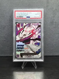 2025 One Piece OP13 EN #076 Divine Departure Alternate Art PSA 10 GEM MINT - Image 1