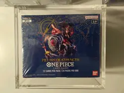 🏴‍☠One Piece Pillars of Strength OP03 Booster Box Factory Sealed With Acrylic🧭 - Image 1