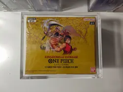 🧭One Piece Is Here OP-04 Kingdoms Of Intrigue Booster Box Sealed Acrylic🏴‍☠ - Image 1