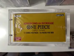 🧭One Piece Is Here OP-04 Kingdoms Of Intrigue Booster Box Sealed Acrylic🏴‍☠ - Image 4